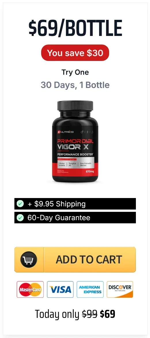 Primordial Vigor X 1 bottle price